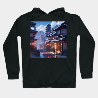 Fantasy ninja town Hoodie